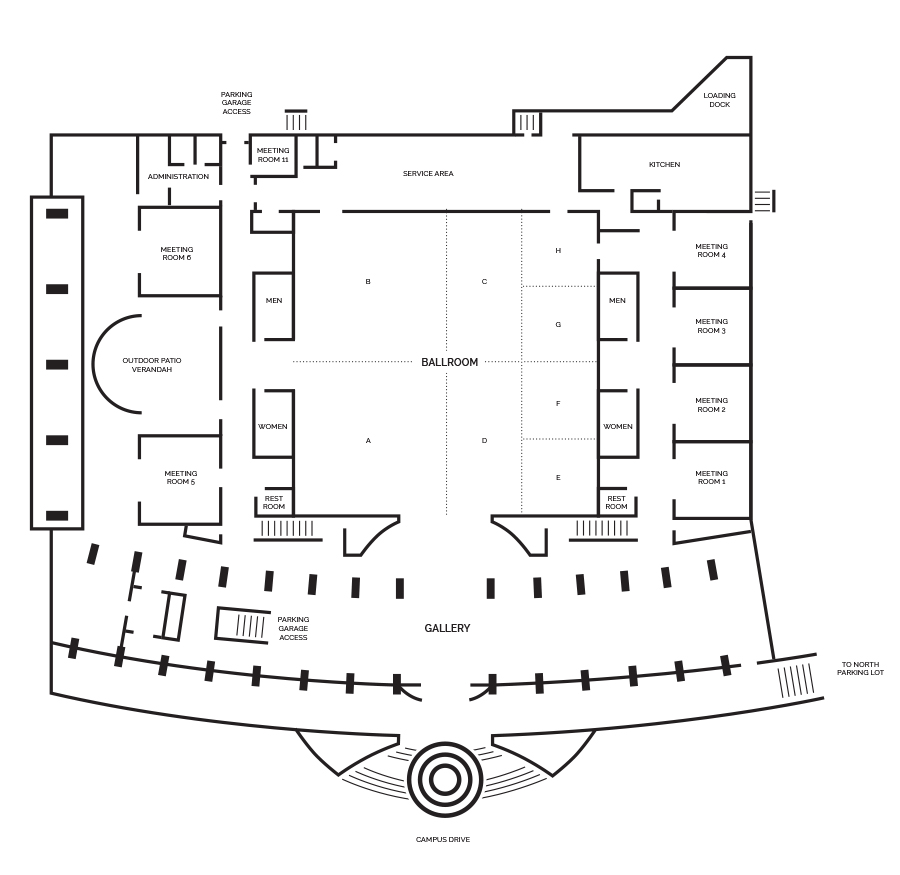 Floor Plans & Capacities Hurst Conference Center